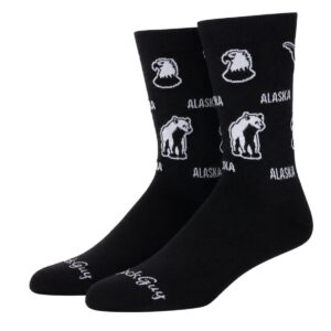 Special Edition Alaska Crew Socks (Eagles, Grizzlies, Whales)